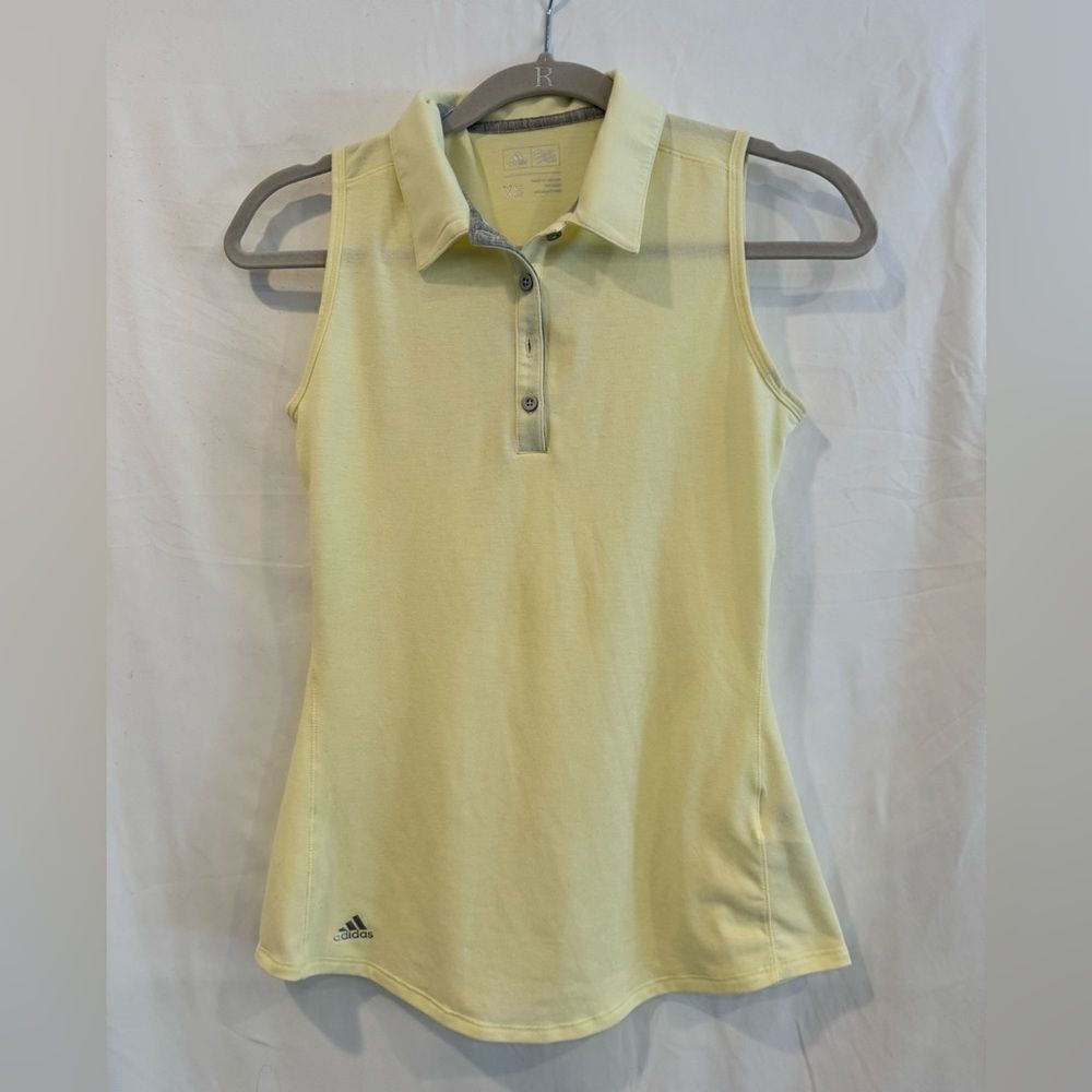 Adidas Yellow Golf Tank Top